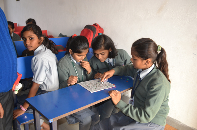 Students at work