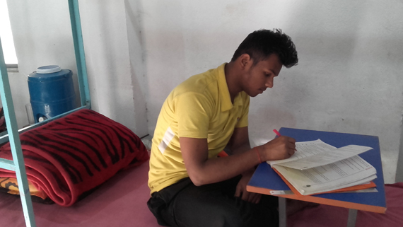 Study time in hostel